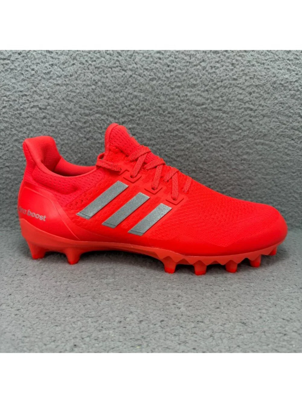 Adidas UltraBoost Cleats Mens 12.5 Shoes Solar Red Football Ultra Boost Sneakers